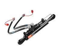 VEVOR Cylindre hydraulique Top Link Cat.1-1 (21,6 cm, 47,7~66,9 cm), vérin hydraulique avec 2 tuyaux et clapet anti-retour G3/8"