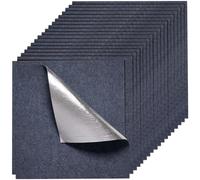 VEVOR Dalle de Moquette Autocollante 61 x 61 cm Lot de 15 Épaisseur 5 mm Gris