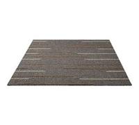 VEVOR Dalle de Moquette Réutilisable 61x61cm Lot de 24 Couverture 8,9㎡ à Poils Ras Marron