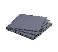 VEVOR Dalles de Garage Emboîtables, Lot de 8, Revêtement de Sol Garage Modulaire 513 x 513 x 5 mm, Tapis Antidérapants PVC pour Garages, Atelier de Réparation, Entrepôt, Local à Outils, Gris Graphite