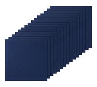 VEVOR Dalles de moquette auto-adhésives carrés 15 PCS 610 x 610 mm bleu foncé