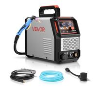 VEVOR Découpeur Plasma, 50 A, Machine de Découpe Plasma à Arc Pilote sans Contact 220 V avec Fonction 2T/4T, Onduleur IGBT, Affichage Numérique, Temps PT/PA Réglable pour Réparation Domicile, Atelier