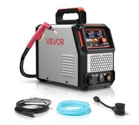VEVOR Découpeur Plasma, 65 A, Machine de Découpe Plasma à Arc Pilote sans Contact, 220 V, Haute Fréquence, avec Fonction 2T/4T, Onduleur IGBT, Affichage Numérique, Temps PT Réglable pour Réparation