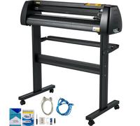 VEVOR Découpeuse de vinyle 34" (870 mm) - Découpeuse avec logiciel SignMaster, machine pour la création d'enseignes et de lettrages, 870 mm