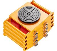 VEVOR Déménageur de Machines 4PCS Chariot de Transport Charge Lourde 8 T Transporteur Équipements Industriels Acier au Carbone Socle Antidérapant Rotation 360° 4 Roues PU pour Entrepôt Atelier Usine