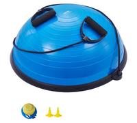 VEVOR Demi-ballon Fitness Ballon d'Équilibre 62 cm Bande de Résistance Bleu