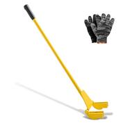 VEVOR Démonte Palette 907,18 kg Outil Démonte Palettes 114 cm Barre Démontage pour Retrait Planches de Terrasse, Planchers, Charpentes, Toitures, Moulures, Cloisons Sèches, avec Poignée Acier Carbone