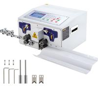 VEVOR Dénudeur automatique informatisé 300 W, Coupe-câble 1-100,000 mm, 230 V Machine à plier les fils Max. Diamètre du canal 10 mm, peleuse de câble avec écran LCD et redresseuse
