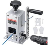 VEVOR Dénudeur de Câble Manuel 1,5-30 mm Machine à Dénuder le Cuivre à Manivelle ou à Perceuse Électrique Non Incluse avec Cadre Q235 Lame Trempée HRC50 Dénudeuse de Fils Électriques pour Débutants