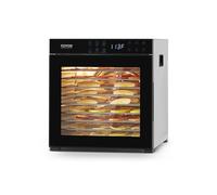 VEVOR Déshydrateur alimentaire, 10 plateaux en acier inox, séchoir électrique aliments 1000 W, température réglable, minuterie 24 h, lyophilisateur pour viande, fruits, légumes, friandises pour chiens