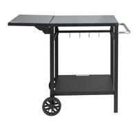 VEVOR - chariot de salle à manger pour barbecue d'extérieur, à Double étagère, mobile, pour préparation des aliments, Patio