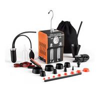 VEVOR Détecteur de Fuite de Fumée 12 V CC, Machine à Fumée Automobile pour Diagnostic EVAP sous Vide, Testeur avec Pompe à Air Intégré, Manomètre, Débitmètre, Jauge d'Huile, 2 Modes pour Voiture, Moto
