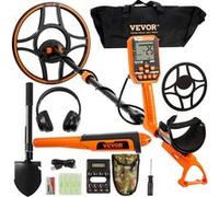 VEVOR Détecteur de métaux professionnel – Bobine 30,5 cm rechargeable, LCD, IP68, 7 modes