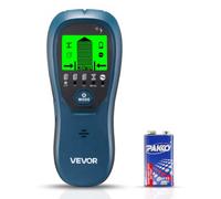 VEVOR Détecteur de Montants Mural 5 en 1, Scanner Mural Électronique, avec Capteur Intelligent, Écran LCD Haute Définition, Alarme Sonore, pour Détection Montants Bois, Métal, Fils Électriques, Bleu