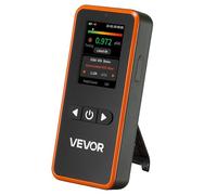 Détecteur de Radon Domestique-VEVOR-0,09-1000 pCi/L, avec Écran LCD Couleur Affichage Temps Réel, Alarmes, et d'Humidité