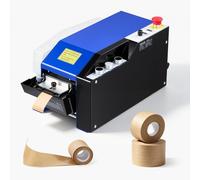 VEVOR Dévidoir Automatique de Ruban Gommé Activé à l'Eau, Longueur de Coupe Réglable 100-995 mm, Largeur 40-100 mm, Coupe-Ruban Électrique 220 V, pour Fermeture de Cartons, Emballage, Boîtes, en Acier