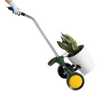 VEVOR Diable de Transport pour Plantes en Pot, Chariot Déplace Pots de Fleurs de Jardin Robuste, avec Bras à Griffes Réglable, Capacité Charge 65 kg, Verrouillage Sécurisé, pour Intérieur, Extérieur