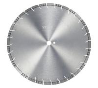 VEVOR Disque à Tronçonner Diamanté 450 mm, Disque Diamant Humide ou Sèche, Lame de Scie à Béton avec Dents Inclinées de 12 mm, Diamètre du Trou Central Universel 25,4 mm, pour Béton, Carrelage, Brique