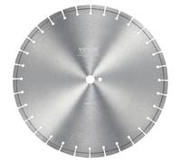 VEVOR Disque à Tronçonner Diamanté 450 mm, Disque Diamant Humide ou Sèche, Lame de Scie à Béton avec Dents Plates de 12 mm, Diamètre du Trou Central Universel 25,4 mm, pour Béton, Carrelage, Brique