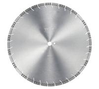 VEVOR Disque à Tronçonner Diamanté 500 mm, Disque Diamant Humide ou Sèche, Lame de Scie à Béton avec Dents Inclinées de 12 mm, Diamètre du Trou Central Universel 25,4 mm, pour Béton, Carrelage, Brique