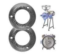 VEVOR Disque de Broyage pour Moulin à Grains Électrique 2 Pièces, Meule pour Moulin à Café en Fonte, Pièce Détachée de Notre Broyeur à Grains GM-001, GM-002 et GM-003 Maïs Épices, Broyage à Sec