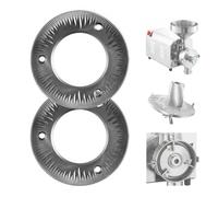 VEVOR Disque de Broyage pour Moulin à Grains Électrique 2PCs, Meule pour Moulin à Café en Fonte, Pièce Détachée Compatible avec Notre Broyeur à Grains HN-2200 et HN-3000 Céréales Épices, Broyage à Sec