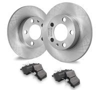VEVOR Kit de Frein Arrière, Compatible avec AUDI A3 (8L), SEAT IBIZA, SKODA OCTAVIA, ROOMSTER, VW GOLF Ⅳ, Disques de Frein 232 mm et Plaquettes de Frein en Céramique, Kit de Remplacement Automobile