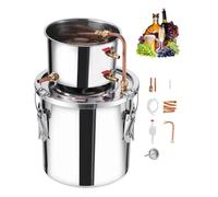 VEVOR Distillateur Alambic Chaudière à Spiritueux Inox 11,4 L Kit de Brassage