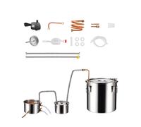 VEVOR Distillateur Alambic Chaudière à Spiritueux en Inox 30 L Alcool Eau