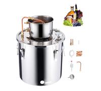 VEVOR Distillateur Alambic Chaudière à Spiritueux Inox 30 L Kit de Brassage