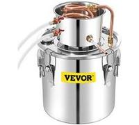 Distillateur-VEVOR-Acier Inoxydable-Refroidissement Rapide avec Pompe à Eau Fût de Condensateur pour Fermentation d'Eau