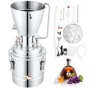 VEVOR Distillateur Alambic Chaudière à Spiritueux Inox 70 L Whisky Eau Distillé