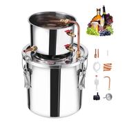 VEVOR Distillateur Alambic Distillateur d'Eau et d'Alcool Inox 11,4 L Brassage