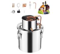 VEVOR Distillateur Alambic Distillateur d'Eau et d'Alcool 19 L Brassage Maison