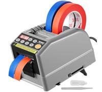 VEVOR Distributeur automatique de ruban adhésif électrique 25 W coupe-ruban machine de découpe de ruban largeur de ruban 6-60 mm longueur du ruban 5-999 mm pour industries, bureaux, maisons, magasins
