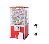 VEVOR Distributeur de balles gonflables PS pour enfants, distributeur de boules rebondissantes en PS de 53,3 cm, peut contenir 180 jouets à capsule, machine rectangulaire pour magasins de jeux,