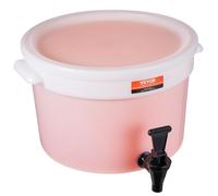 VEVOR Distributeur de Boissons Grande Capacité de 11 L, Fontaine à Eau avec Robinet et Couvercle, en Plastique, Distribution de Jus Limonade Thé Glacé, pour Restaurants, Hôtels, Cafés, Soirées