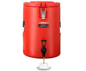 VEVOR Distributeur de Boissons Isotherme 17,2L Distributeur d’Eau Chaude et Froide Non Électrique Inox Alimentaire Conservation 10H Conteneur Isotherme avec Robinet Portable pour Camping Restauration