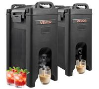 VEVOR Distributeur de Boissons Isotherme Fontaine à Eau Chaud et Froid 19Lx2