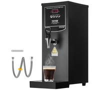 VEVOR Distributeur d'Eau Chaude Électrique Commercial, Fontaine à Eau Chaude 2500 W 50 L/h, avec Tube Chauffant en Acier Inoxydable 316, Chauffage Rapide Étape par Étape, pour Café, Thé, Bureau