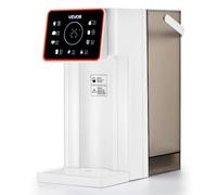 Fontaine d'eau chaude instantanée VEVOR, bouillante avec 6 températures réglables & 8 volumes d'eau & réservoir d'eau amovible de 3 L, chauffage rapide avec écran tactile et sécurité enfants