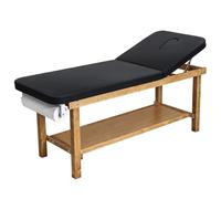 VEVOR Divan Examen Médical Cadre Bois Table Examen Médicale Dossier Réglable Table Visite Médicale Physiothérapie pour Hôpitaux Cliniques Centres Réadaptation, Charge 227 kg, avec Distributeur Papier
