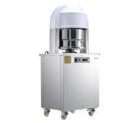 VEVOR Diviseuse de pâte électrique, 20 pièces, coupe-pâte à pression verticale de 60 à 260 g avec moteur en cuivre pur et plateau en acier inoxydable 304, machine à pain pour boulangerie, restaurant