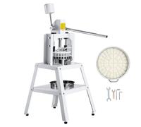 VEVOR Diviseuse de pâte manuelle, 40 pièces, coupe-pâte à pression verticale de 30 g à 140 g avec plateau et lame en acier inoxydable 304, machine à pain pour boulangerie, restaurant, commercial