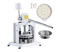 VEVOR Diviseuse de pâte manuelle, 18 pièces, coupe-pâte à pression de comptoir de 60 g à 280 g avec plateau et lame en acier inoxydable 304, machine à pain pour boulangerie, restaurant, commercial