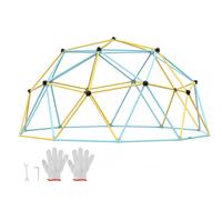 VEVOR Dôme d'Escalade Géométrique Cage d'Escalade 305 cm pour Enfants 3-10 Ans