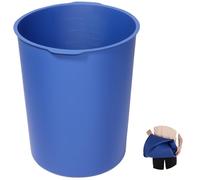 VEVOR Doublure de Seau de Mélange Béton, 18,9 L, Revêtement de Seau en Silicone Réutilisable avec Mesures Graduées, Poignées Intégrées, pour Mélanges de Peinture, Époxy, Mortier, Mortier-Colle, Bleu