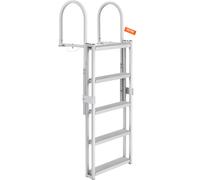 VEVOR Échelle de quai en alu pour bateau 1700-2005 mm hauteur réglable 5 marches