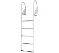 VEVOR Échelle de quai en aluminium pour bateau rabattable 5 marches charge 350lb