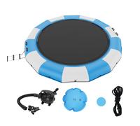 VEVOR Échelle de trampoline aquatique gonflable, imperméable, résistant à l'abrasion, durable Trampoline aquatique 4,57 m Grande surface de saut, plate-forme de saut-Parc aquatique Trampoline de pisci